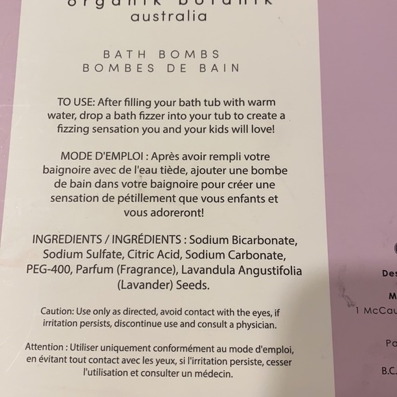 ORGANIK botanik ⭐️ australia bath bombs - Picture 3 of 4